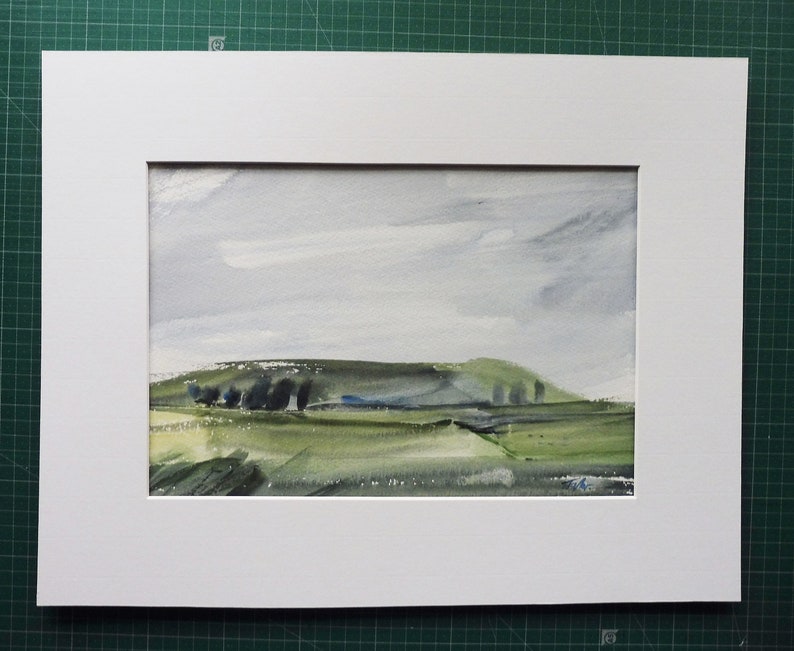 SUMMER 2022, WATERCOLOUR Sketch / Study, ANGLESEY, near Cemlyn Bay. 2022 image 7