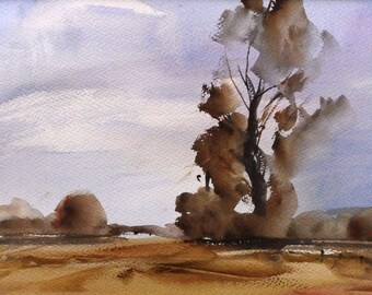 EL GRAN ÁRBOL, paisaje otoñal, Croome Park, Worcestershire.