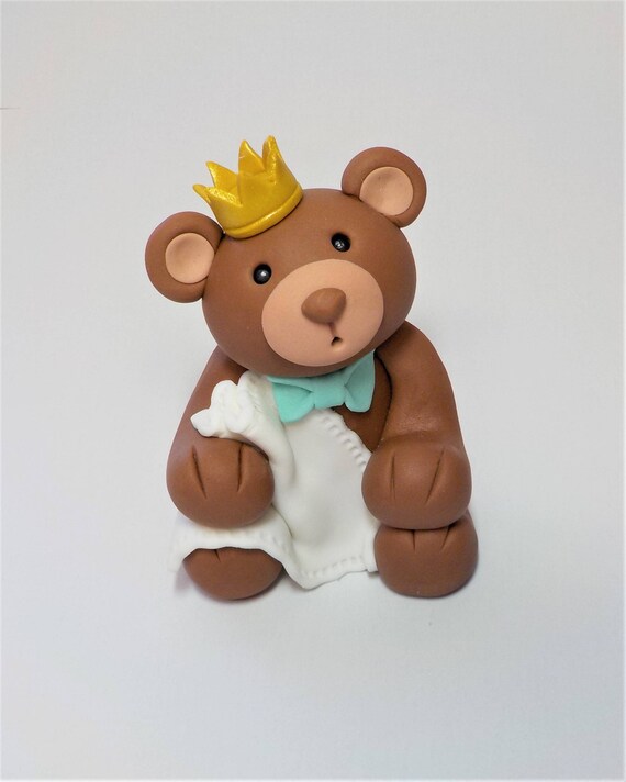 teddy bear with crown
