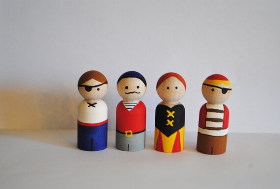 pirate peg dolls