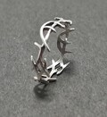Sterling Silver Crown of Thorns / Christian Ring / Religious Ring / Christian Jewelry
