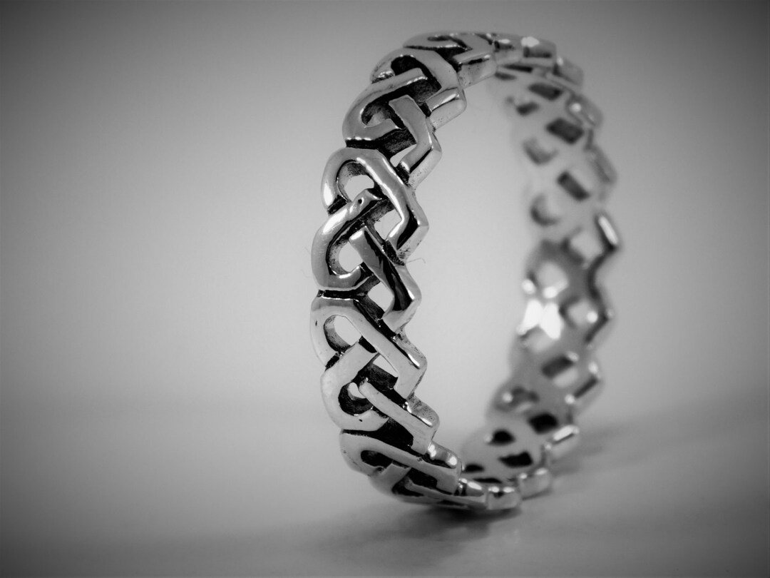 Bague Cœur Infini Celtique En Argent Sterling - Neuf Sans Emballage