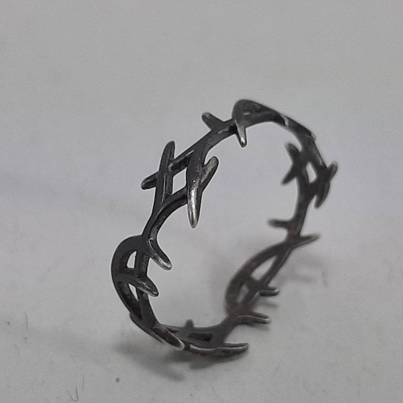 Sterling Silver Crown of Thorns Ring Christian Ring Religious Ring Christian Jewelry silver Ring Sterling Silver Etsy UK
