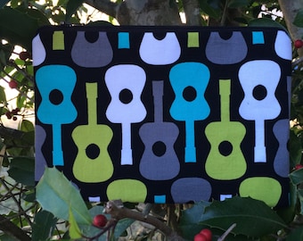 Guitars Pencil Case,Cosmetic Pouch, Coupon Holder, Coin Pouch