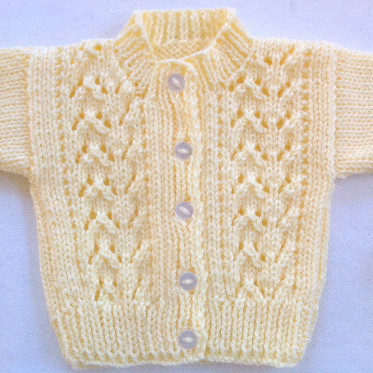 Mini Cherries Knitted Baby Pantdusty Yellow