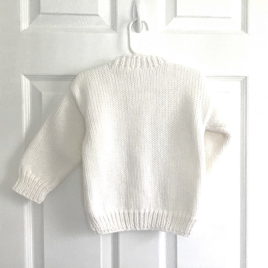 Childs White Cardigan 2 3 Years Toddler Girls Baptism Etsy