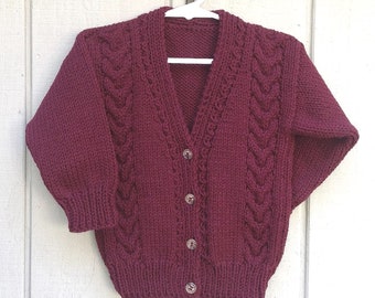 Maroon cardigan clearance kids