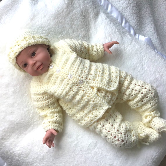 newborn yellow outfit boy