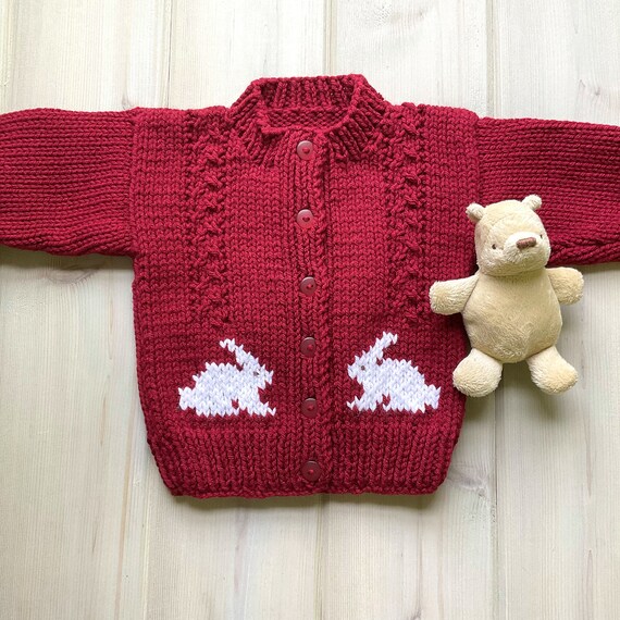 Infant red hotsell cardigan sweater