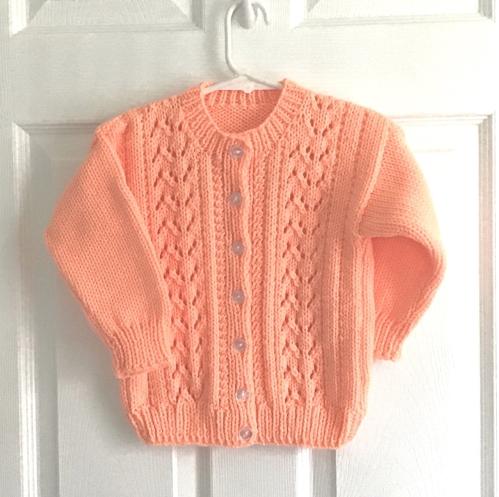 orange cardigan sweaters
