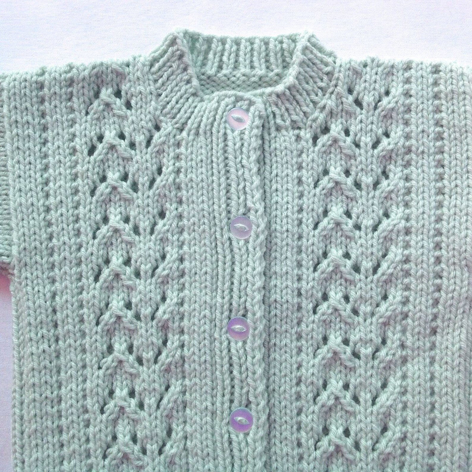 baby green denia cardigan
