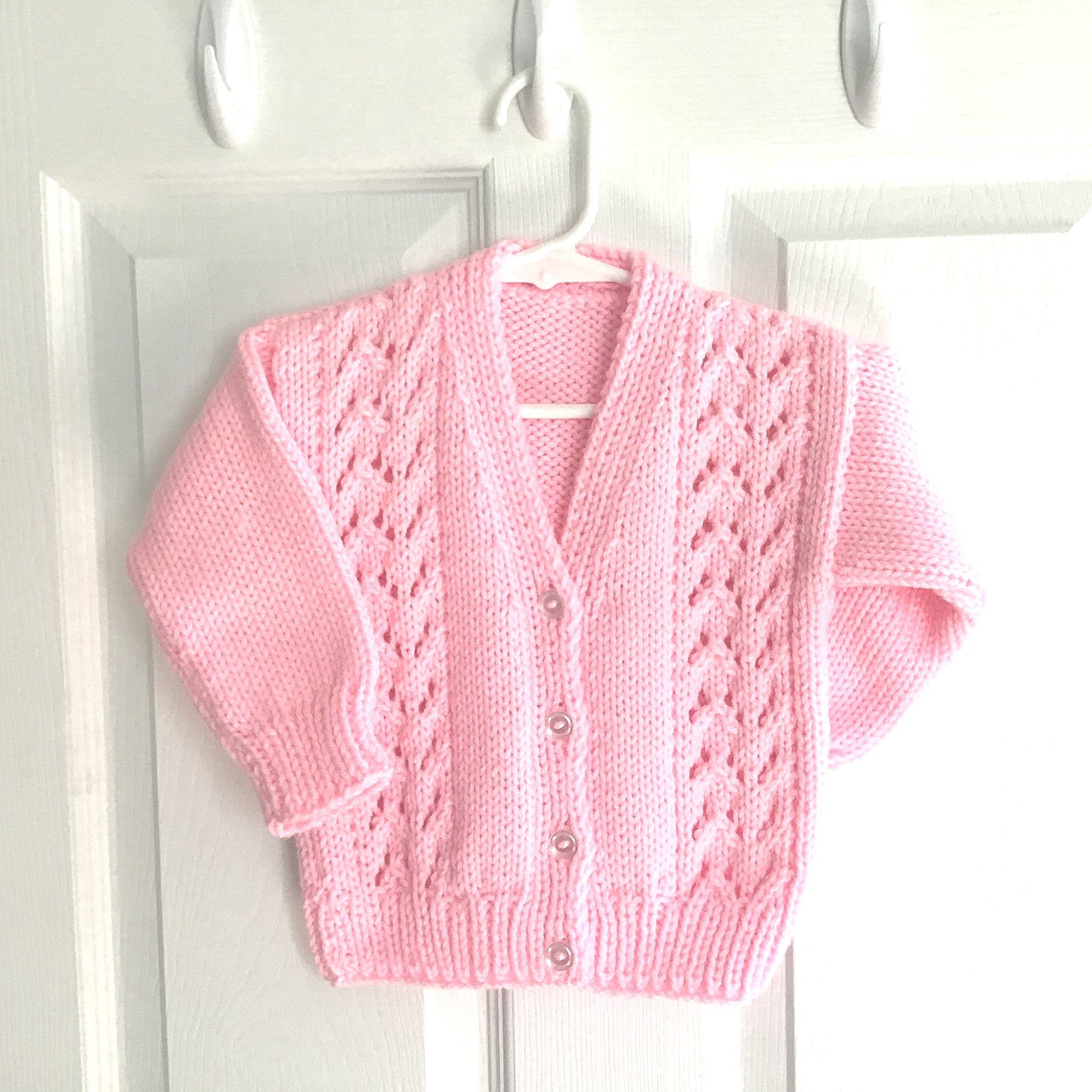 girls pink cardigan sweater