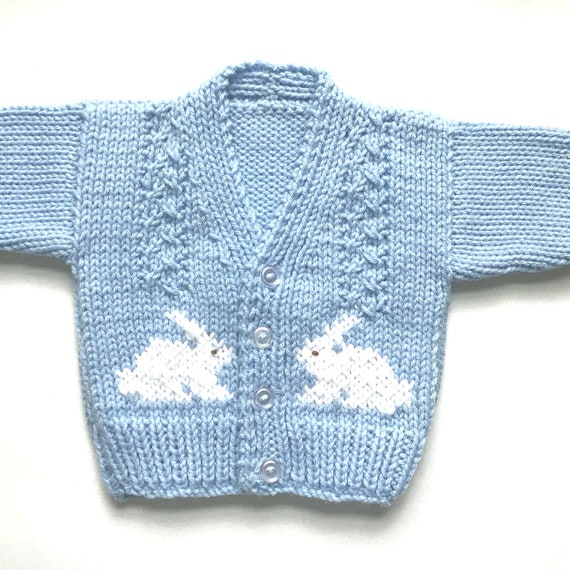 Kleding Meisjeskleding Babykleding voor meisjes Truien Hand knit baby girl's white cardigan and hat 