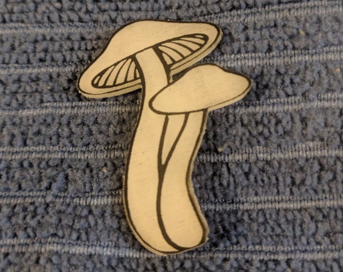 Magic Mushroom Glow Hat Pin