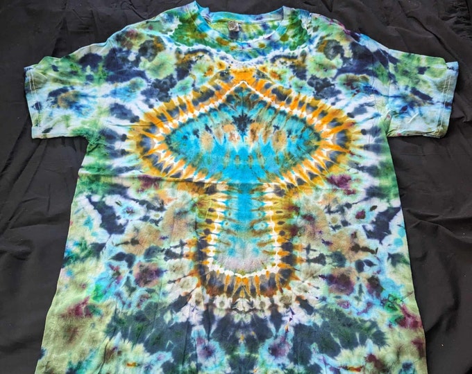 Tie Dye Mushroom Tee Size  Large