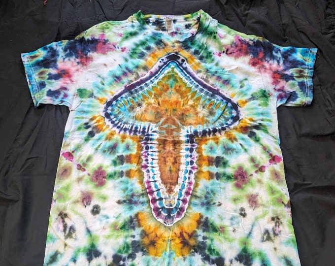 Tie Dye Mushroom Tee Size  Large