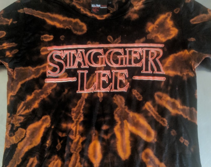 Stagger Lee Bleach Tie-Dye Shirt – Grateful Dead Inspired Vintage Rock Tee