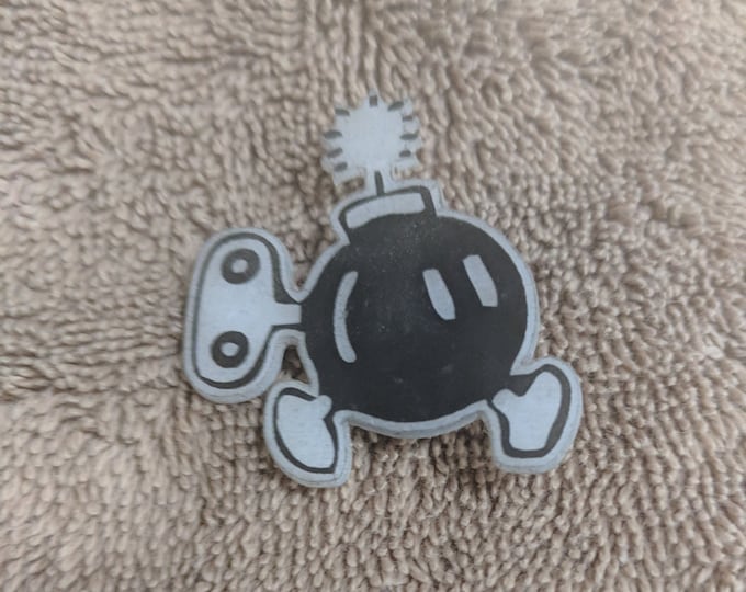 Mario Bomb Glow Hat Pin