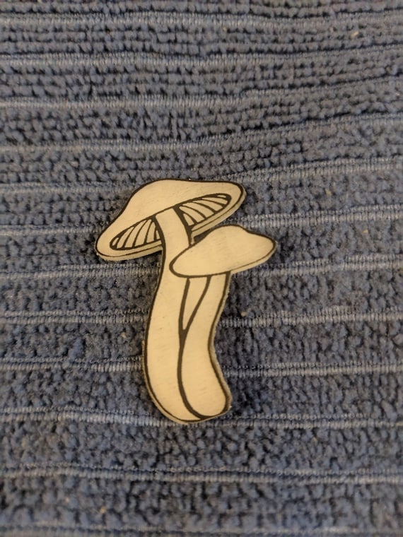 Magic Mushroom Glow Hat Pin
