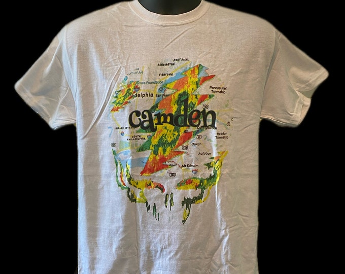 Camden Map Grateful Dead T-Shirt | Stealie-Inspired Graphic Tee | Jam Band Concert Tour Shirt
