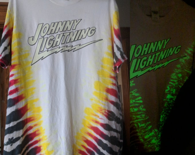 Grateful Glow In The Dark Johnny Lightning Tee (Tie Dye)