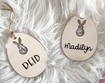 Personalized Easter Basket Tags, Custom Easter Tags, Personalized Easter Tags, Basket Tags, Basket Name Tags, Cute Easter Tags, Easter Tag