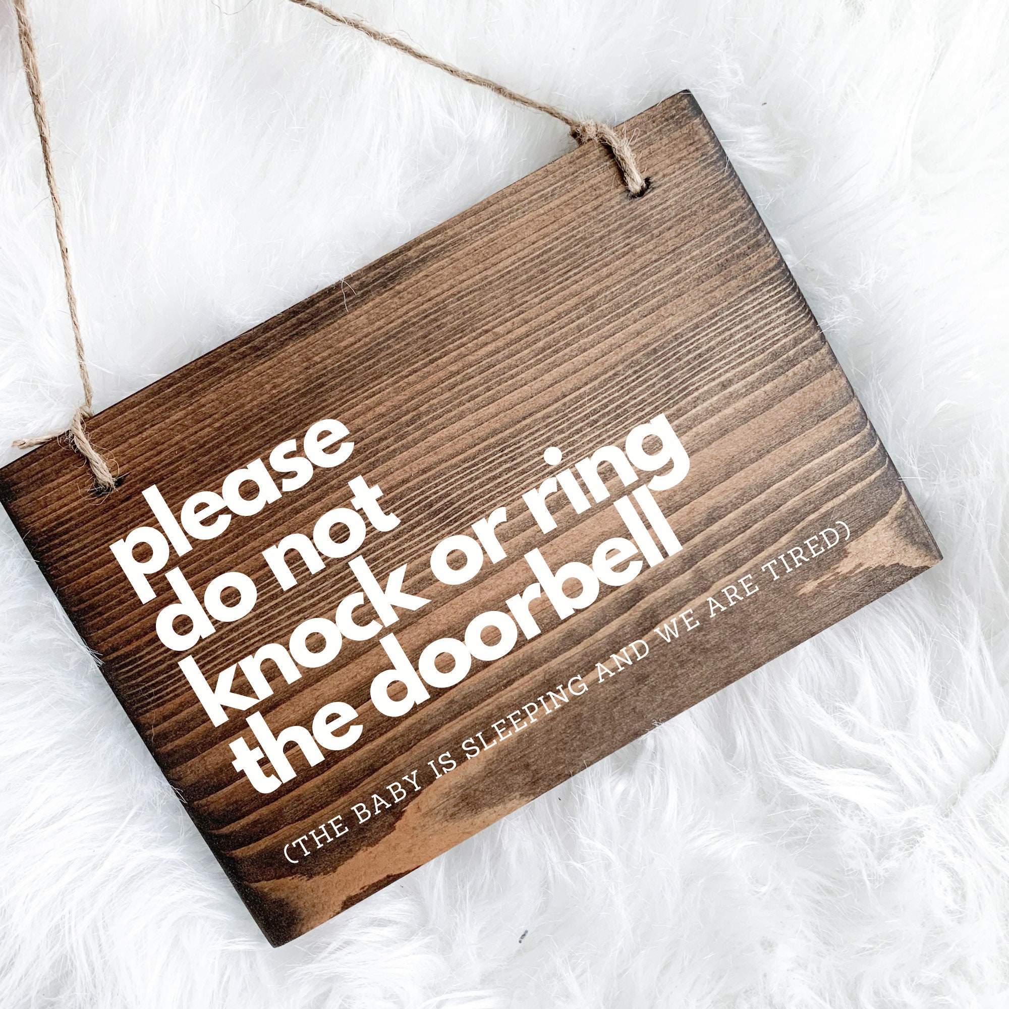 Please Don't Knock or Ring the Doorbell No Soliciting Etsy