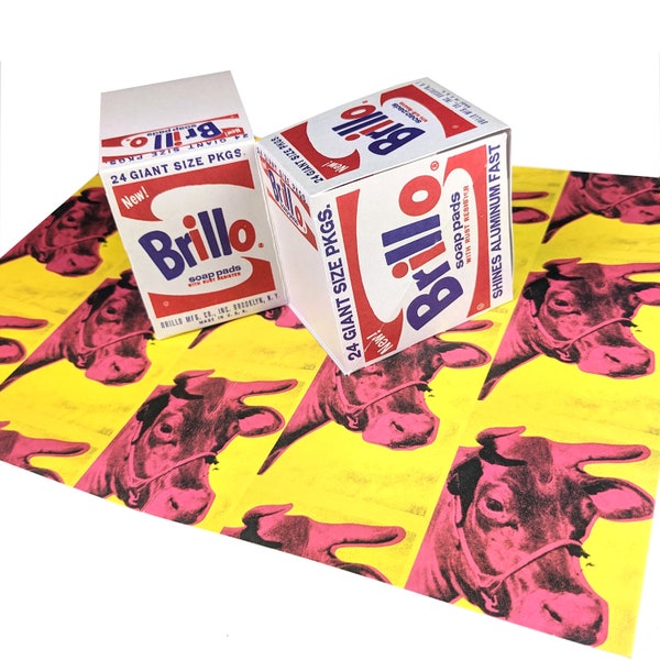 Andy Warhol Brillo Boxes Pop Up Carte de vœux