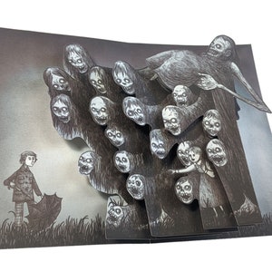 Dressed to Kill Scary Pop Up Card Horror Monster Dark Art John Kenn Mortensen