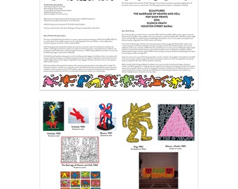 キース・ヘリング　ポップショップ名刺 キース・ヘリング Keith Haring Pop Shop Ⅰ | ONLINE STORE