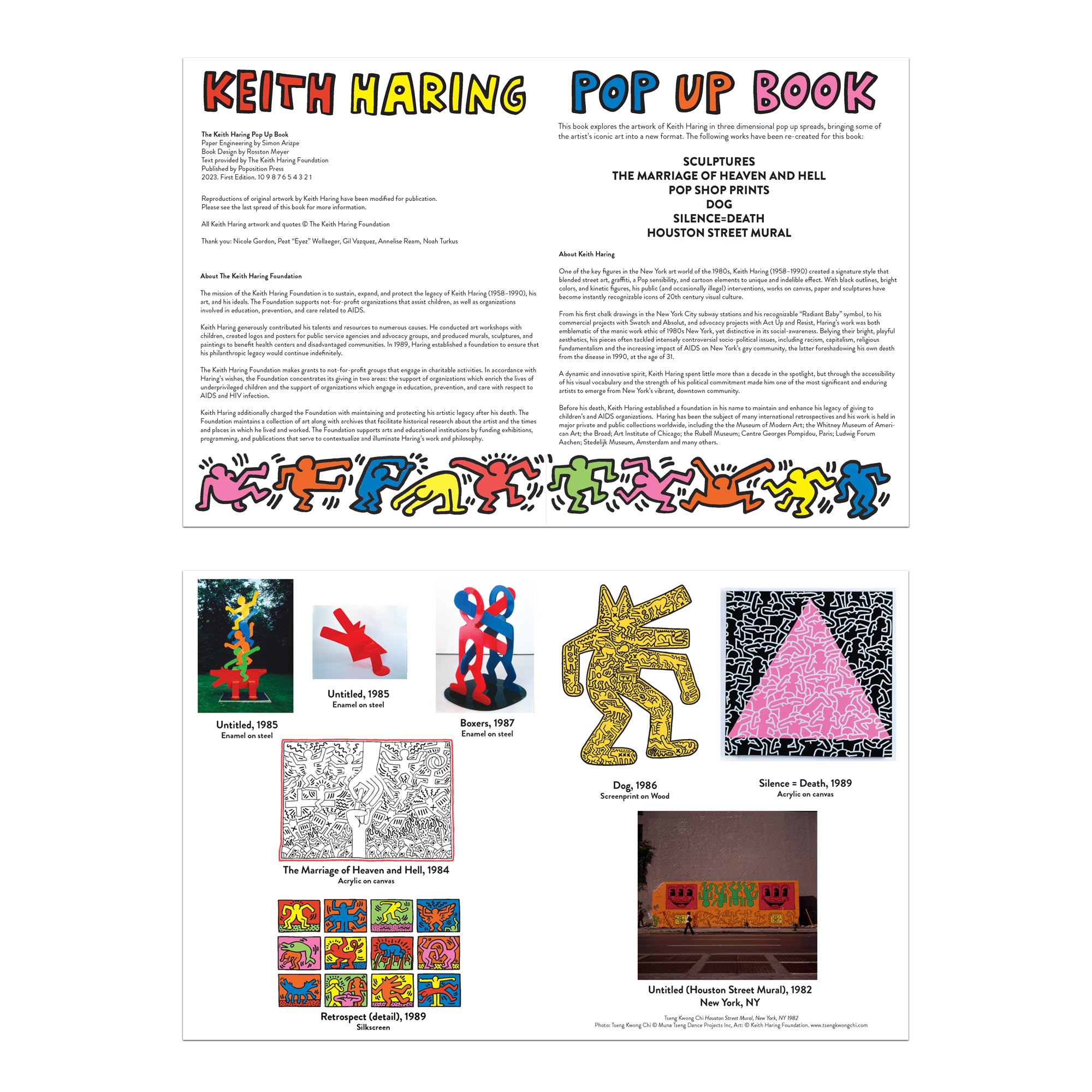 キースへリング・サイン入りpop shop東京ショップカード Pop Shop Keith Haring キース・ヘリング ポストカードセット