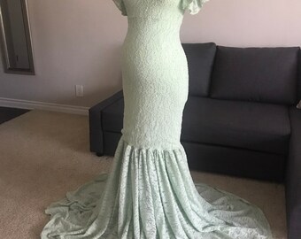 Items Similar To Maternity Dress Maternity Gown Mermaid Maternity