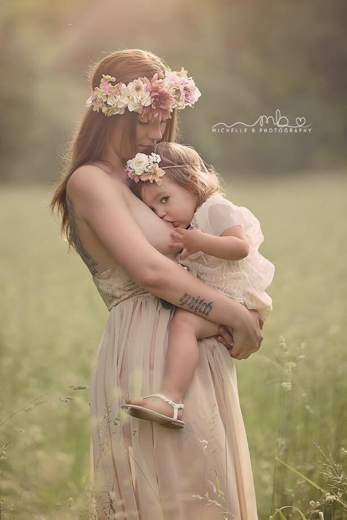 Nursing/Breastfeeding Chiffon Gown/Maternity Dress/Maternity Etsy