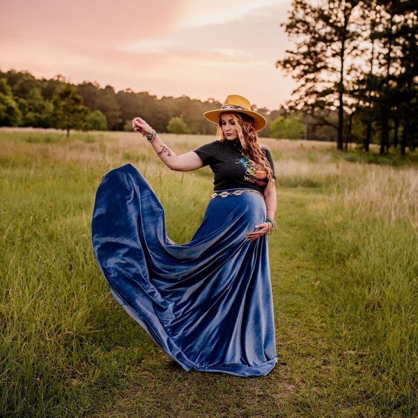 Western Maternity Dress Etsy