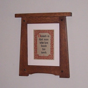 REDUCED!!Original Roycroft Framed Motto-Craftsman/Mission Style Frame-Father&#39;s Day Gift-Home Sweet Home-House Warming Gift