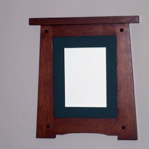 REDUCED!!-Solid Oak Craftsman/Mission Style Frame-8&quot;x10&quot;-Home Sweet Home-House Warming Gift