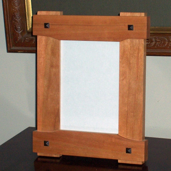 Mission Style Picture Frame Standing Etsy