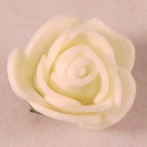 Men&#39;s White Rose Flower Boutonniere Lapel Pin