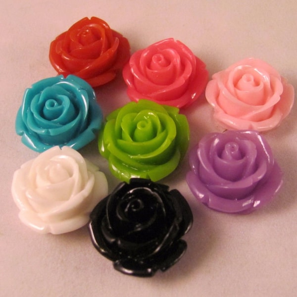 Small Rose Lapel Pin - Choose (1)  Men's Accessories- Everyday/Weddings/Proms