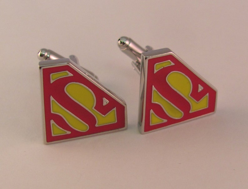 Men/'s Cuff Links Superman
