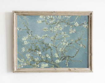 Lámina "Ramas en flor" de Van Gogh: Arte floral vintage para pared (descarga digital)