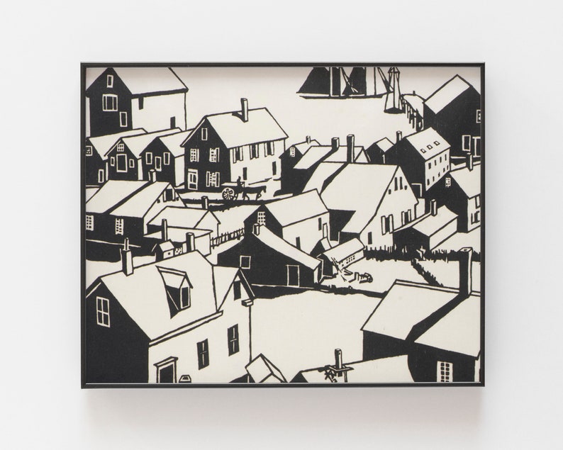 Abstract Farmhouse Art Modern Farmhouse Decor Country Etsy