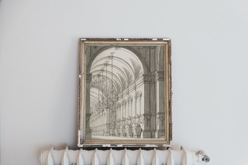 Vintage Architecture Wall Art for Gallery Wall Decor Etsy