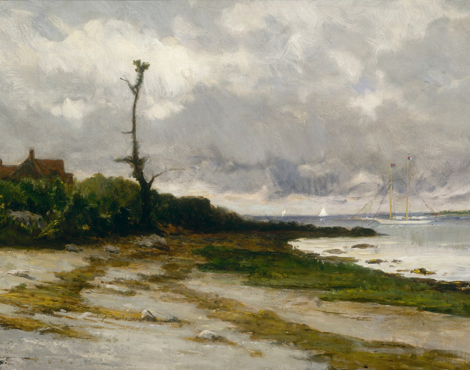 Antique art beach print landscape wall art vintage beach Etsy