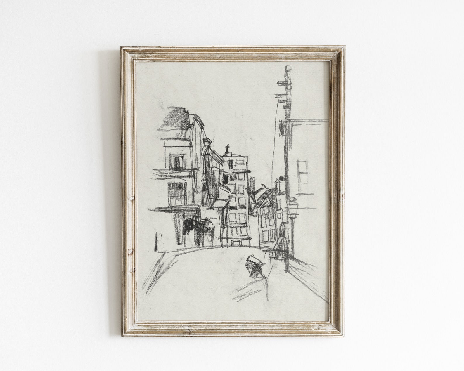 Vintage Architecture Print Line Art Vintage Art Print Etsy