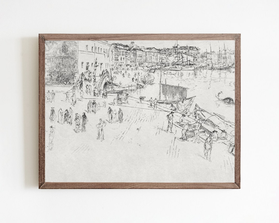 Abstract Wall Art, Vintage Architecture Print, Line Art, Vintage ...