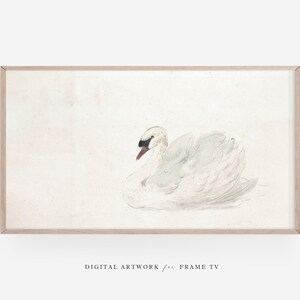 Vintage Swan Art for Samsung Frame TV (Digital Download)
