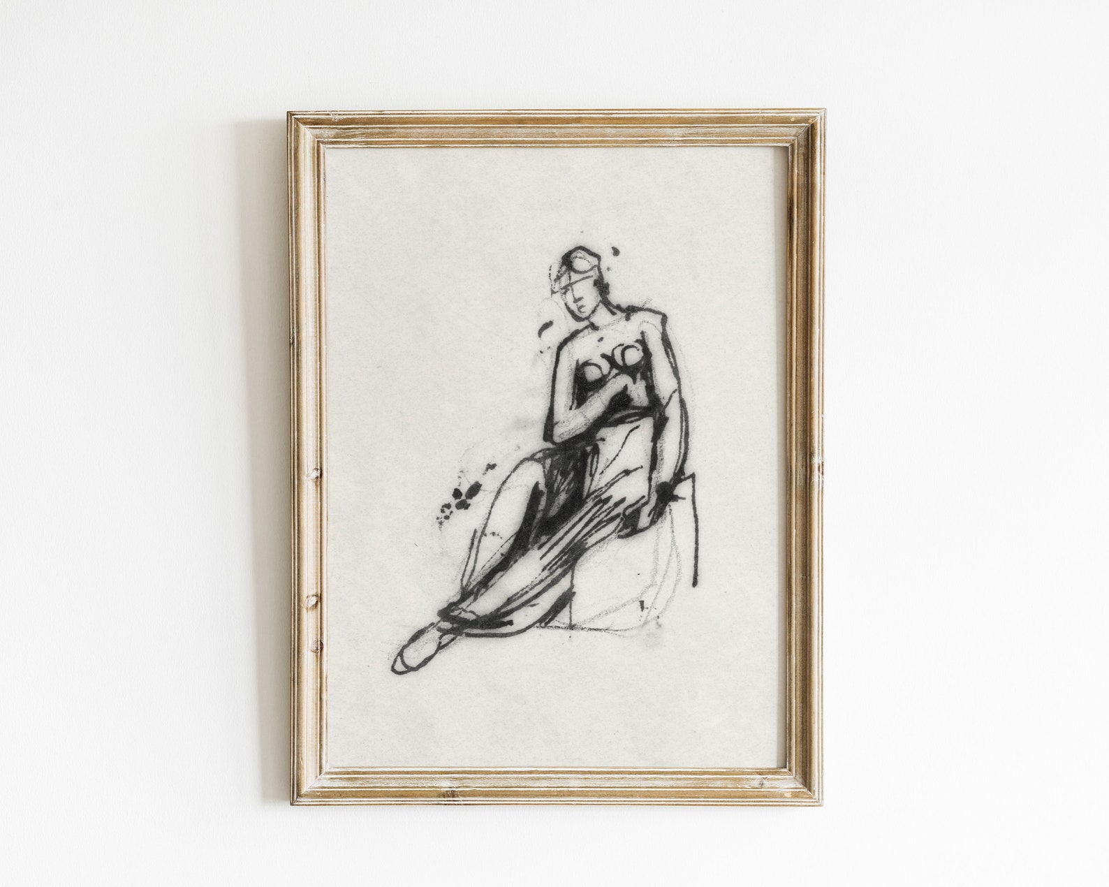 Sketch Art Minimalist Wall Art Vintage Art Gallery Wall Etsy