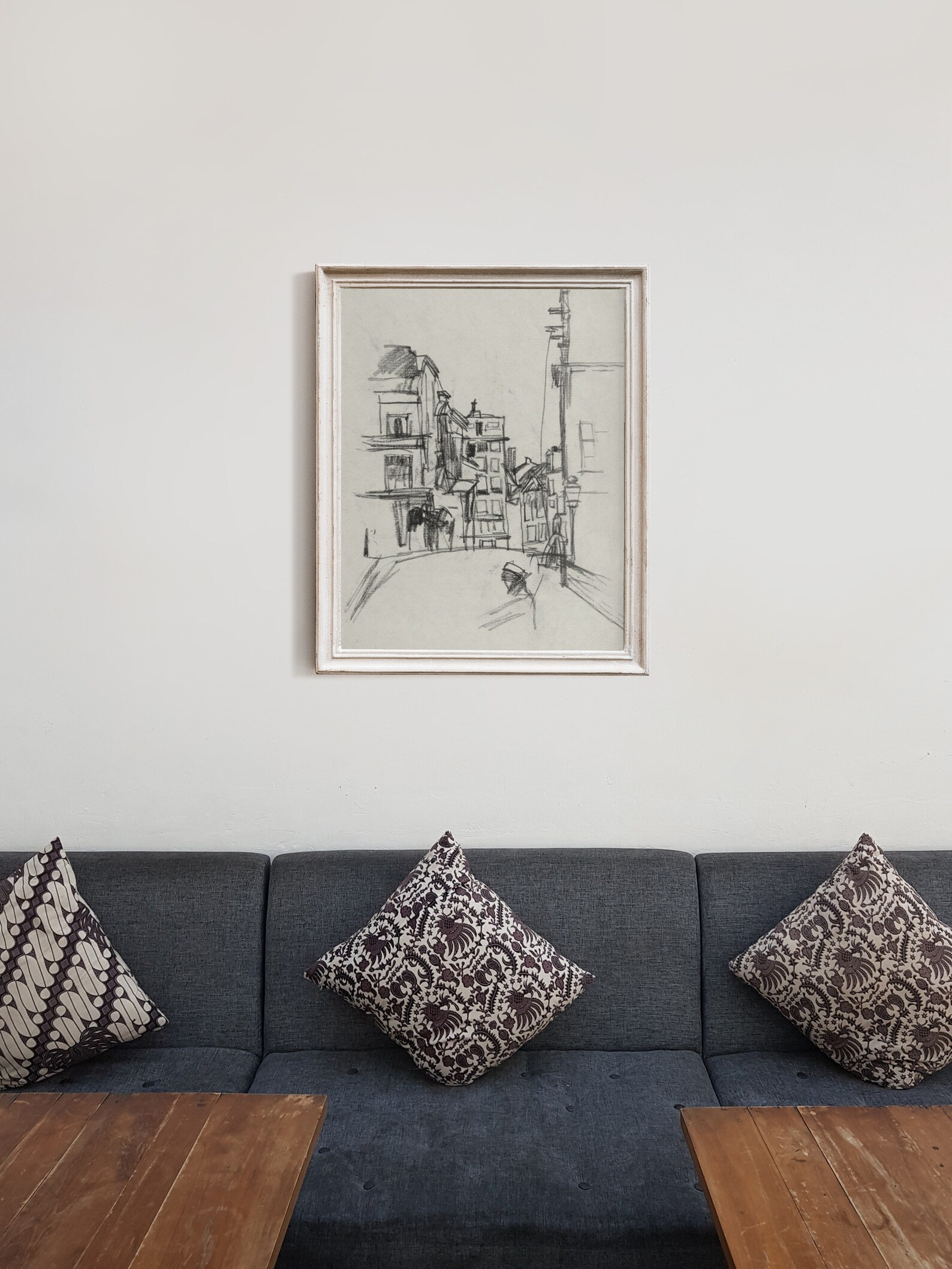 Vintage Architecture Print Line Art Vintage Art Print Etsy