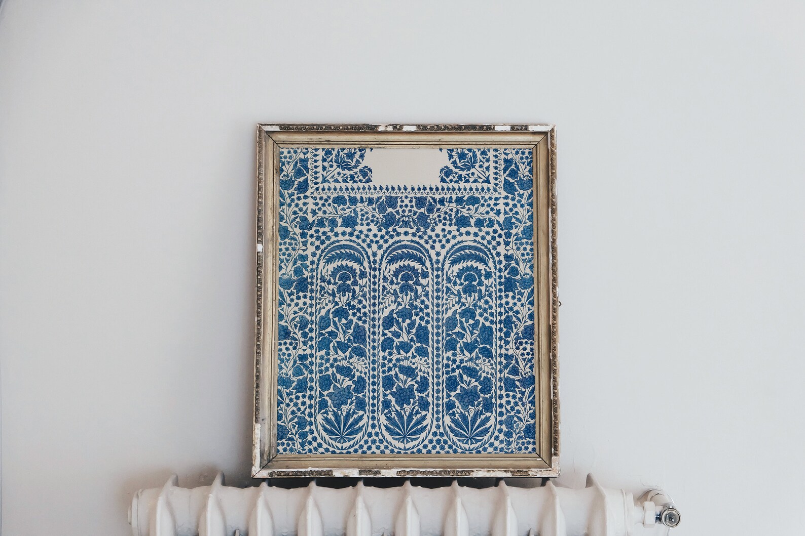 Blue and White Wall Art Floral Fine Art Print Vintage Flower Etsy